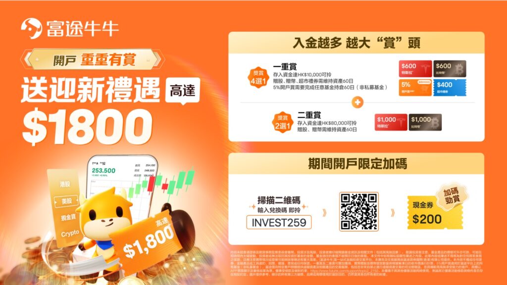 富途牛牛開戶優惠