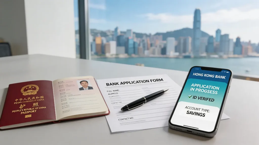 內地人香港開銀行戶口攻略(2026):詳解所需文件、5大銀行比較及遙距開戶教學